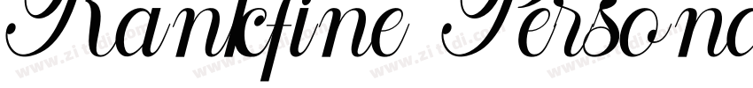 Rankfine Personal U字体转换